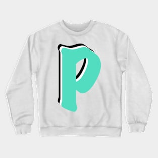 Letter P Crewneck Sweatshirt